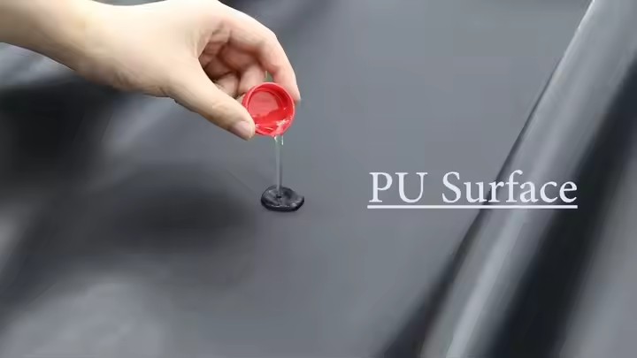 运动鞋袋制作聚酯拉丝三明治网状人造织物合成皮革