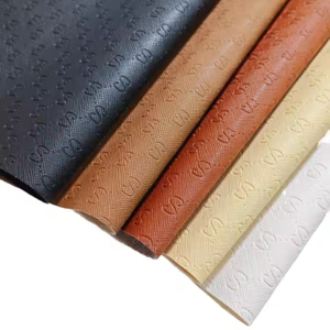 批发时尚压花PVC人造革箱包鞋材面料