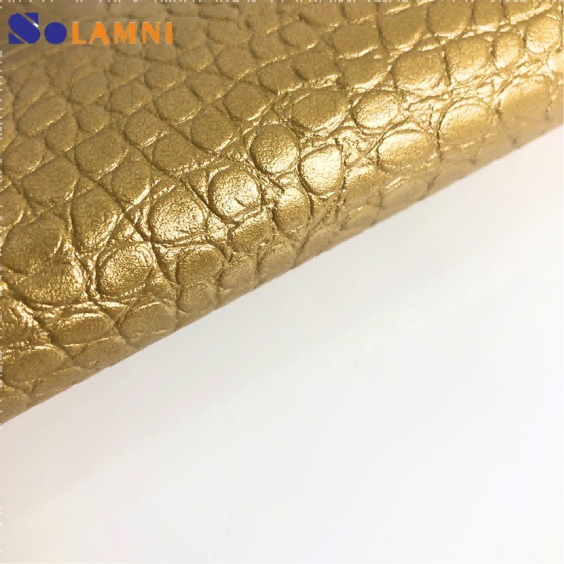 高光鳄鱼纹PVC合成革