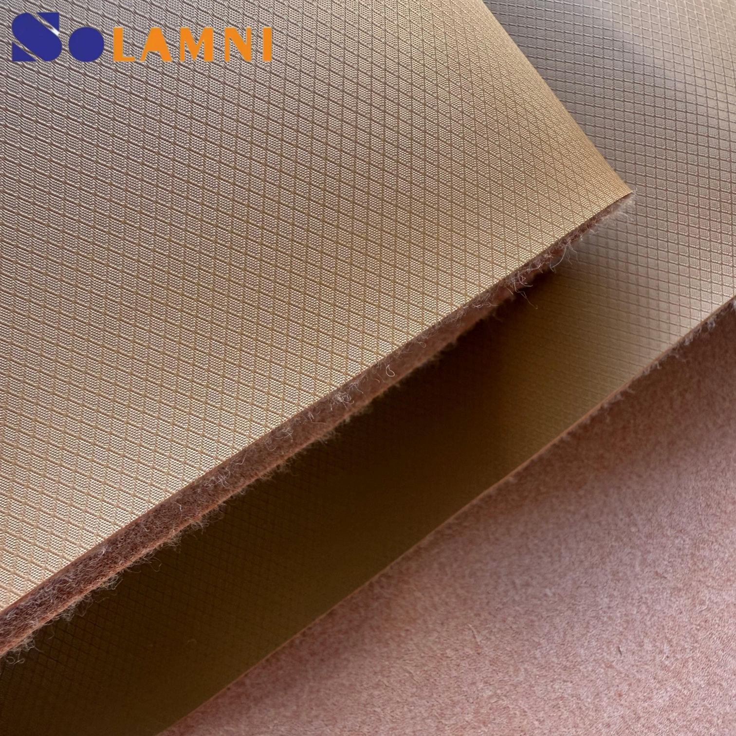 Bahan Kulit Sintetis PU AR206 1.4mm Bertekstur
