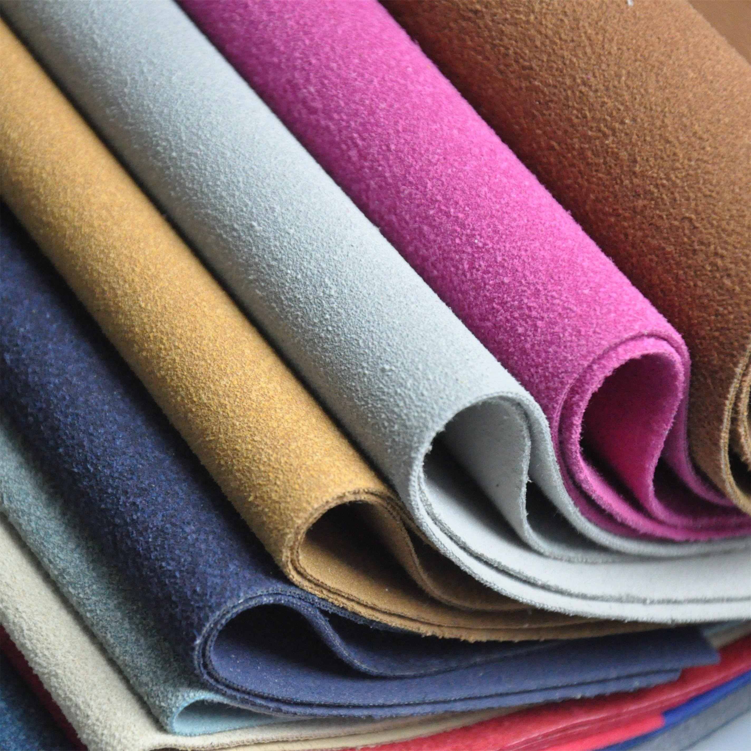 牛植绒超细纤维鞋面革