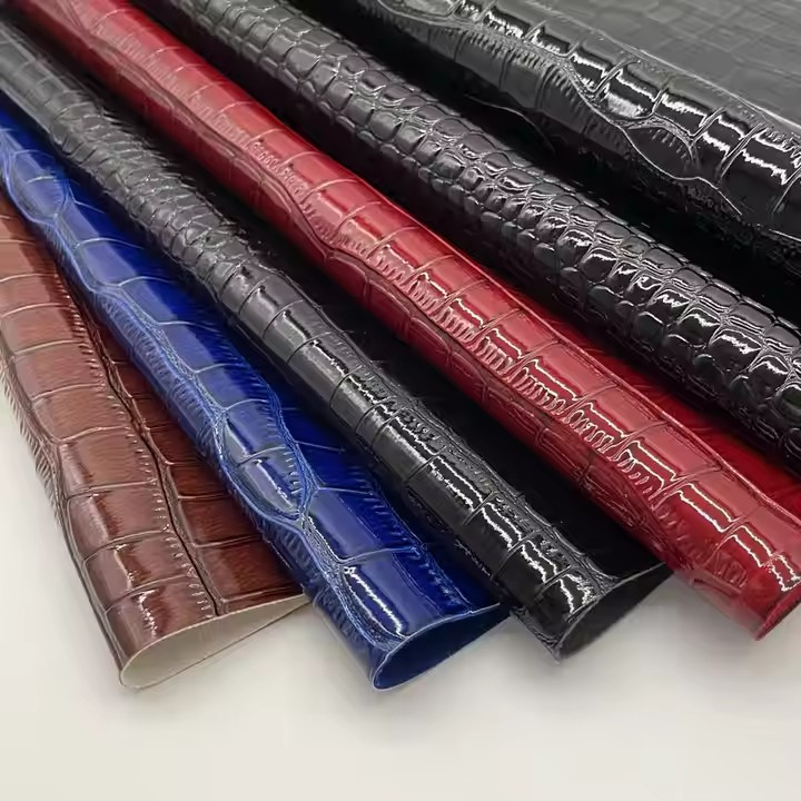经典鳄鱼PVC合成防水耐磨皮革