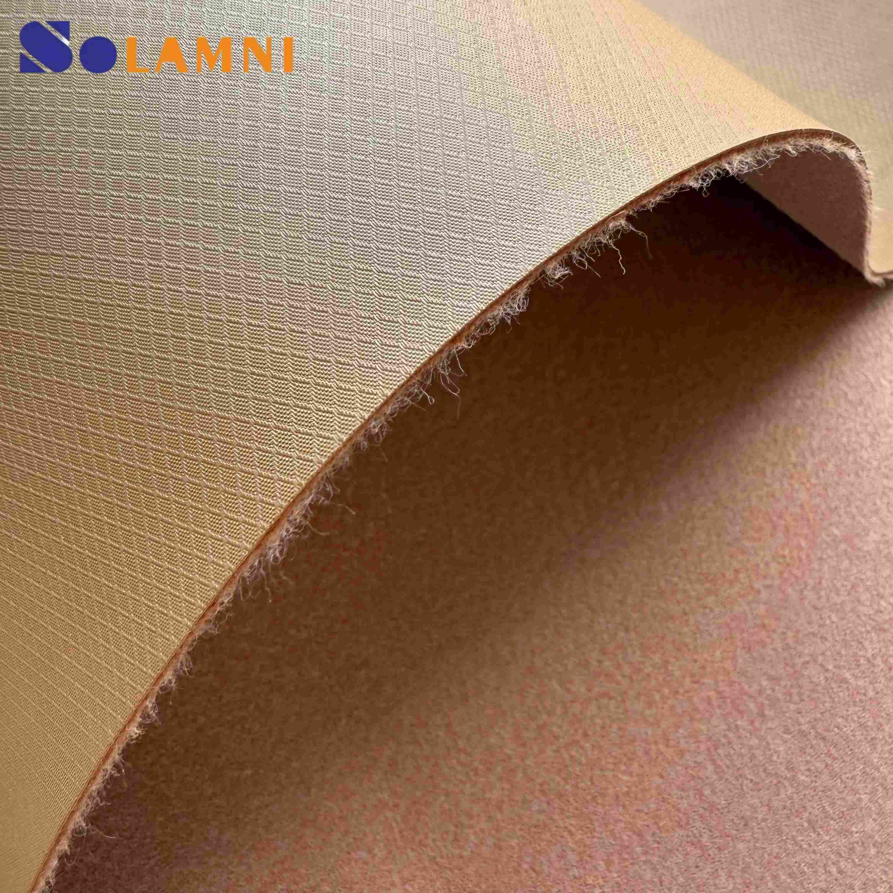 Bahan Kulit Sintetis PU AR206 1.4mm Bertekstur