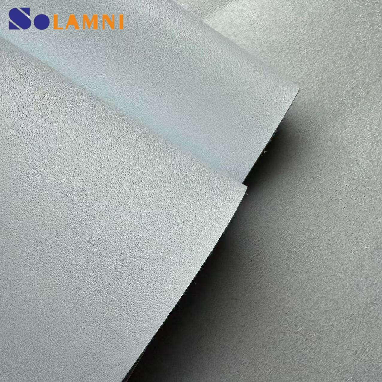 1.4mm R35 De-kalidad na Textured PU Microfiber Leather na Tela