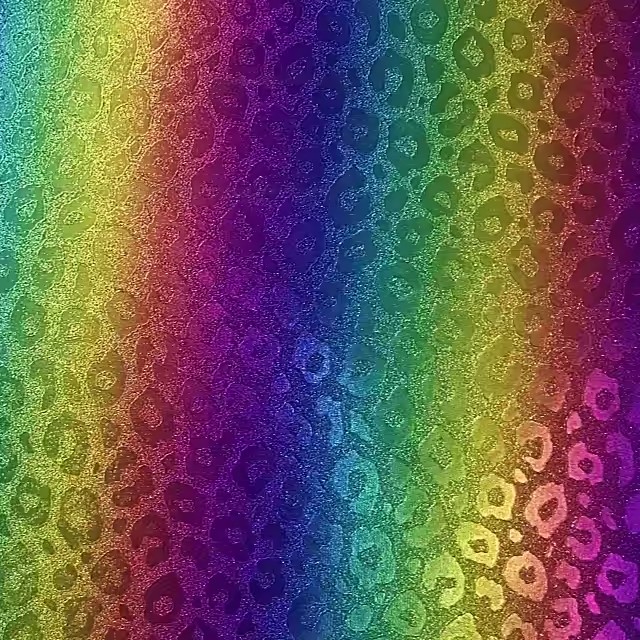 定制全息PU皮革豹纹手袋面料