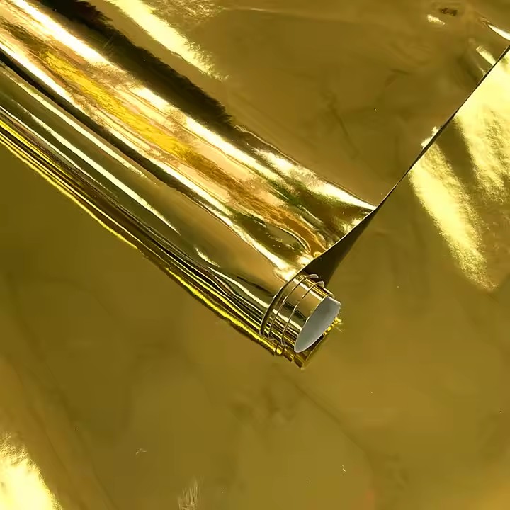 珠光金属皮革PU箔镜面人造革手提包面料