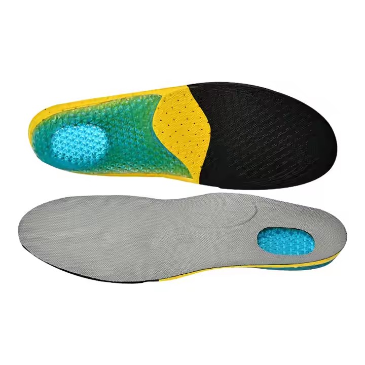 Venta al por mayor, masaje c&oacute;modo, espuma EVA, almohadillas de absorci&oacute;n de impacto cada vez mayores, plantillas de zapatos