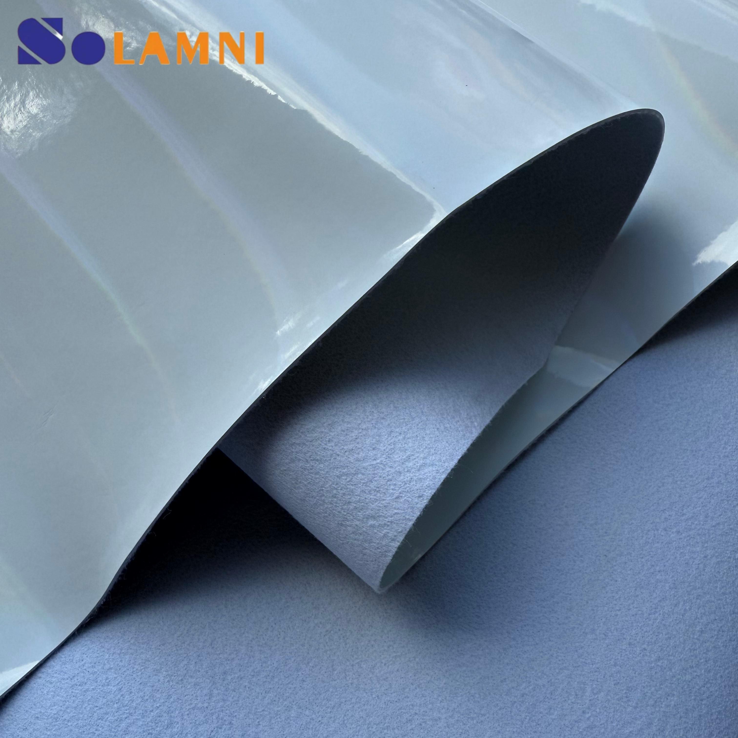 镜面变色PU人造革面料