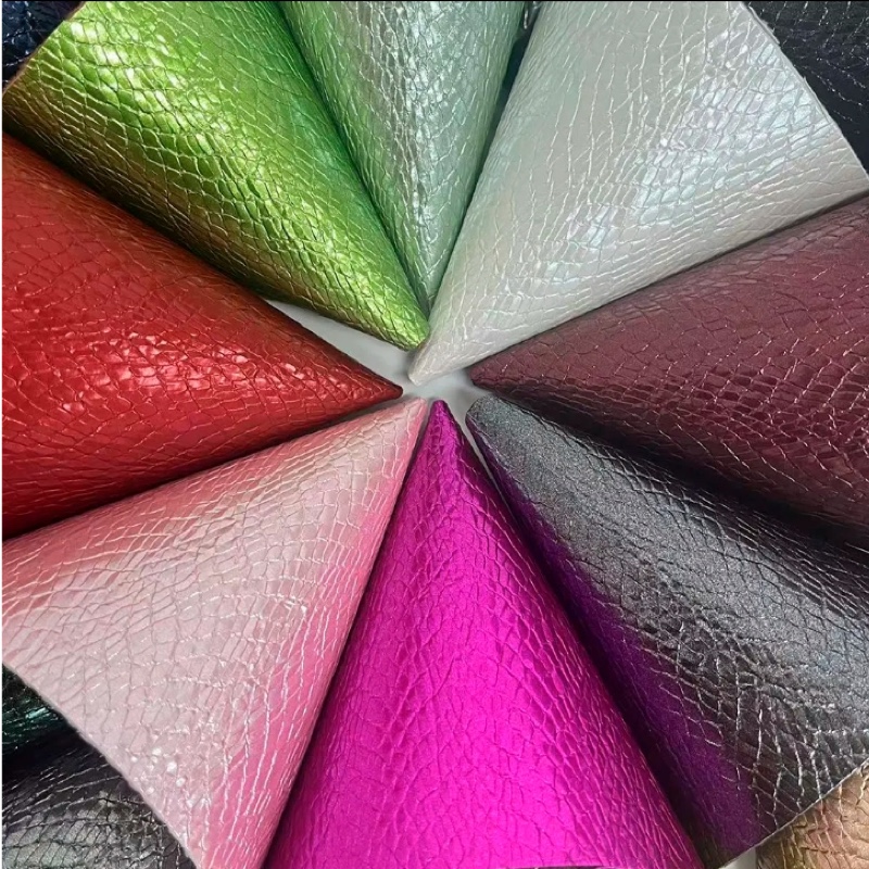 皮革上的箔压花