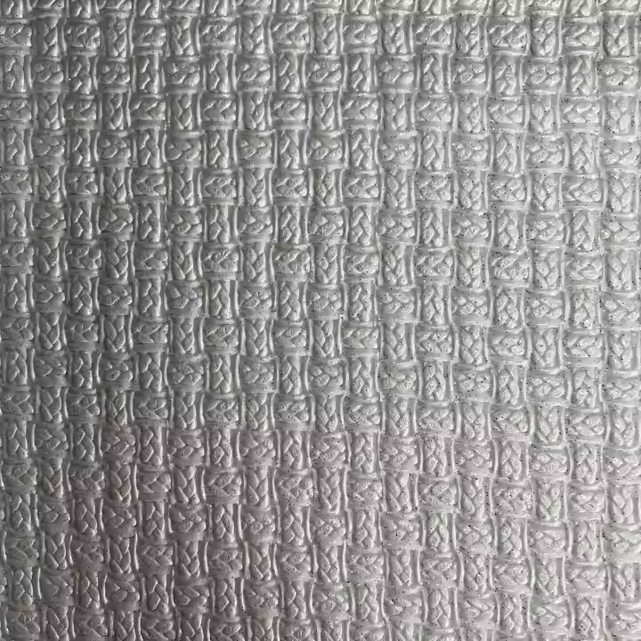 批发高品质压花印花图案金属 PVC 人造革家具材料