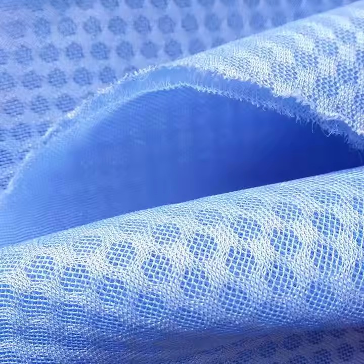 100%년 폴리에스테 메시 직물 운동화 날실은 신발 갑피를 위한 3d 간격 장치 직물 공기 메시 3d 메시를 뜨개질을 했습니다