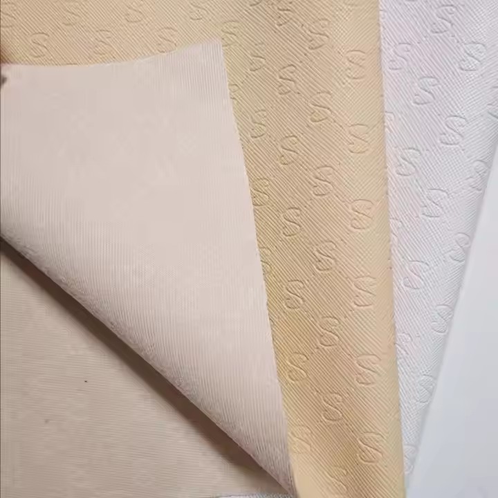 Handizkako Modan embossed PVC larru artifizialaren ehuna poltsetarako oinetakoetarako