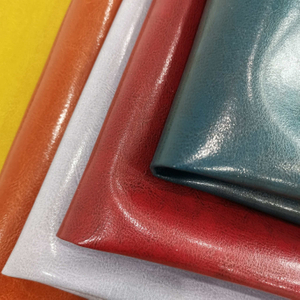 双色时尚印花PU超细纤维带皮革衬里