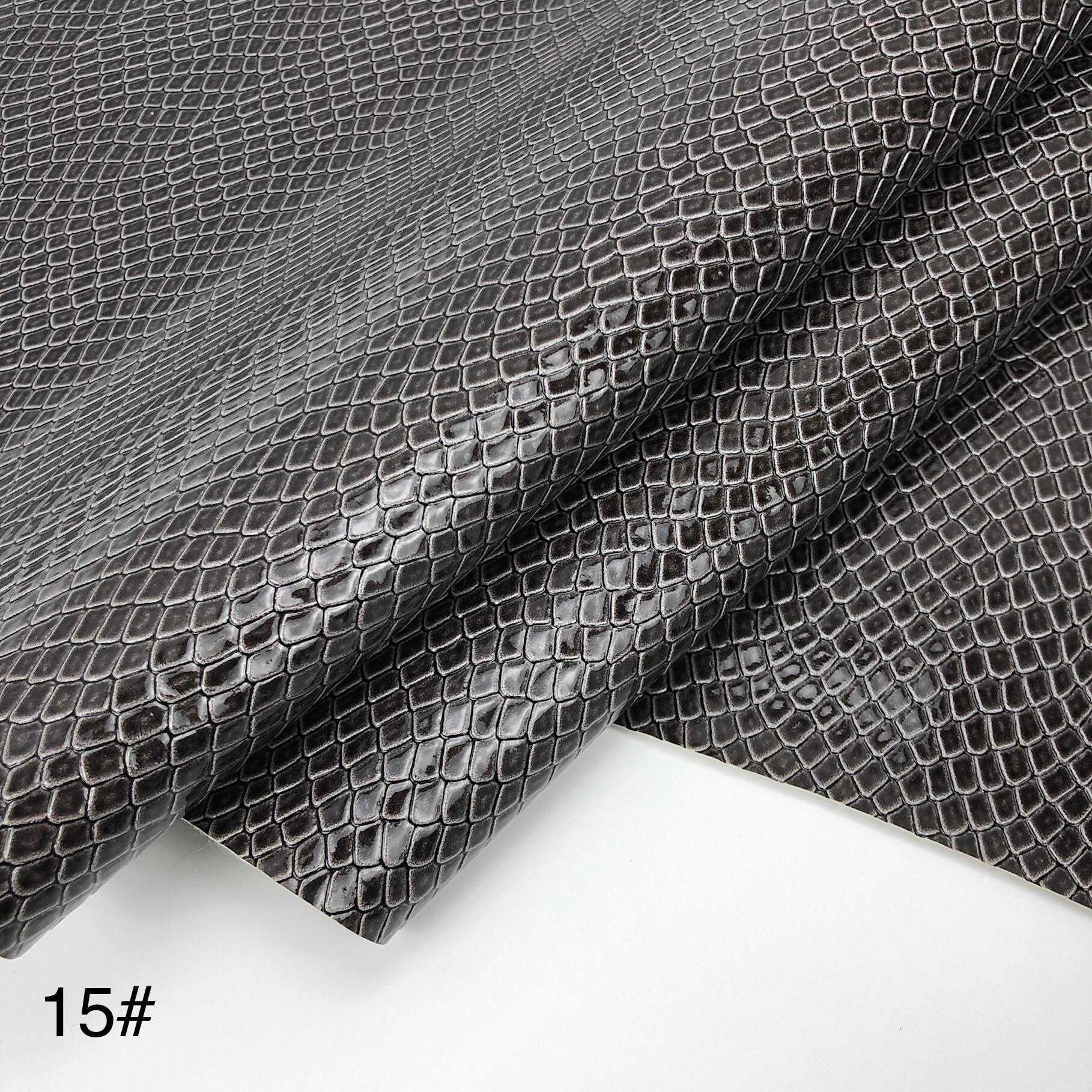 批发蛇纹设计PVC人造革面料