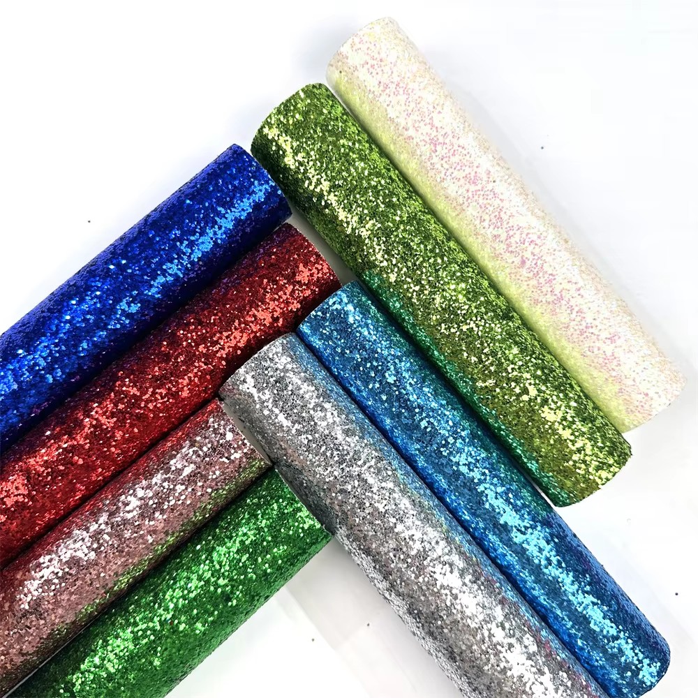 厚实闪光人造皮革