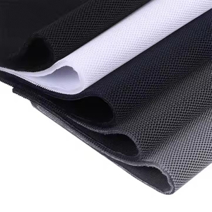 运动鞋袋制作聚酯拉丝三明治网状人造织物合成皮革