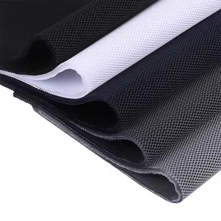 运动鞋袋制作聚酯拉丝三明治网状人造织物合成皮革