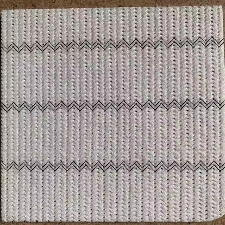 批发热销1.5毫米双针缝粘合无纺布条纹鞋垫板