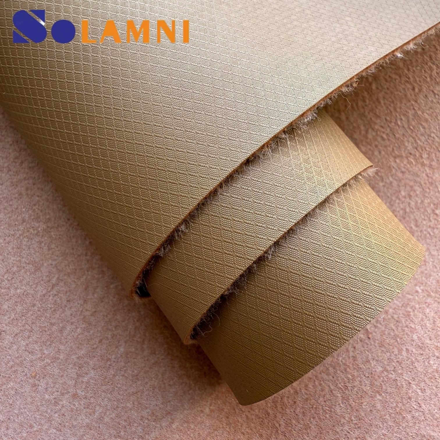 Bahan Kulit Sintetis PU AR206 1.4mm Bertekstur