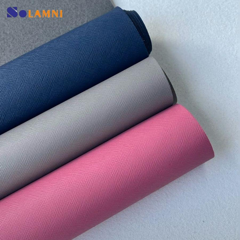 耐用十字纹PU人造革包袋