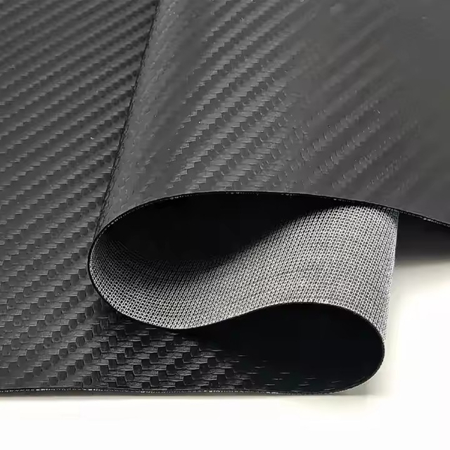 Mẫu dệt bằng sợi carbon Pvc Da tổng hợp nh&acirc;n tạo