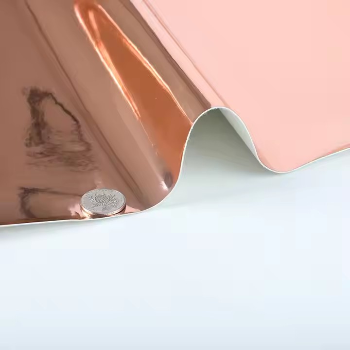 珠光金属皮革PU箔镜面人造革手提包面料