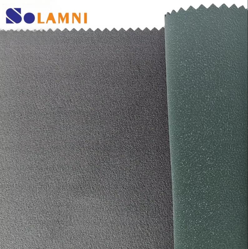 Da tổng hợp Nubuck PU giả da lộn mềm