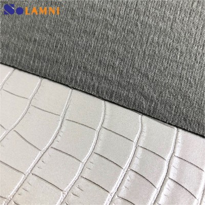 高光鳄鱼纹PVC合成革