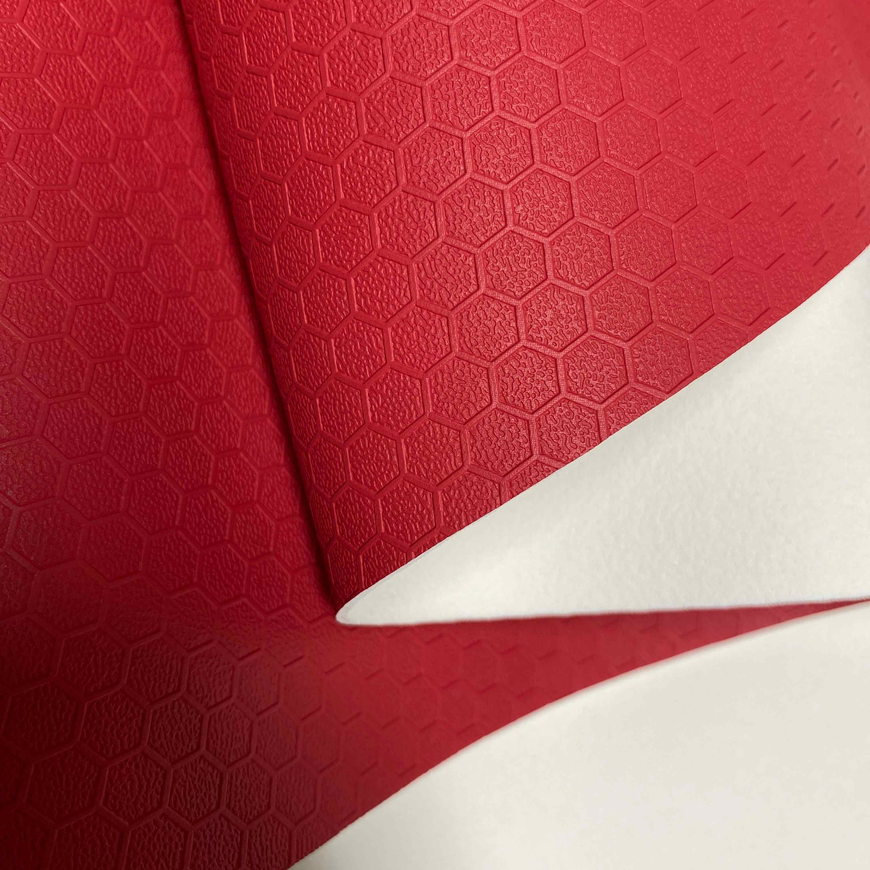 Material de cuero PU en relieve para pelotas deportivas