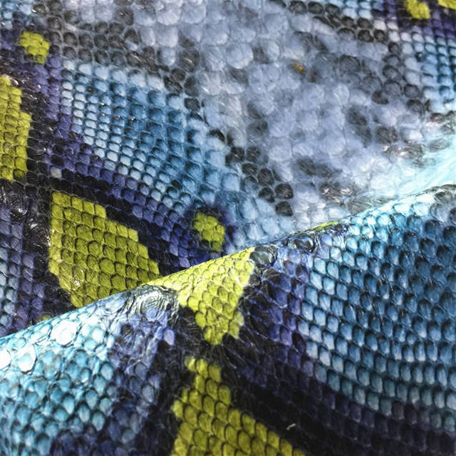 Luxury Feel PVC Leather na may Snake Skin Design
