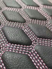 Custom Car Leather 3D Diamond Custom Quilted Leather Faux Leather for bilpolstring med broderi og svamp