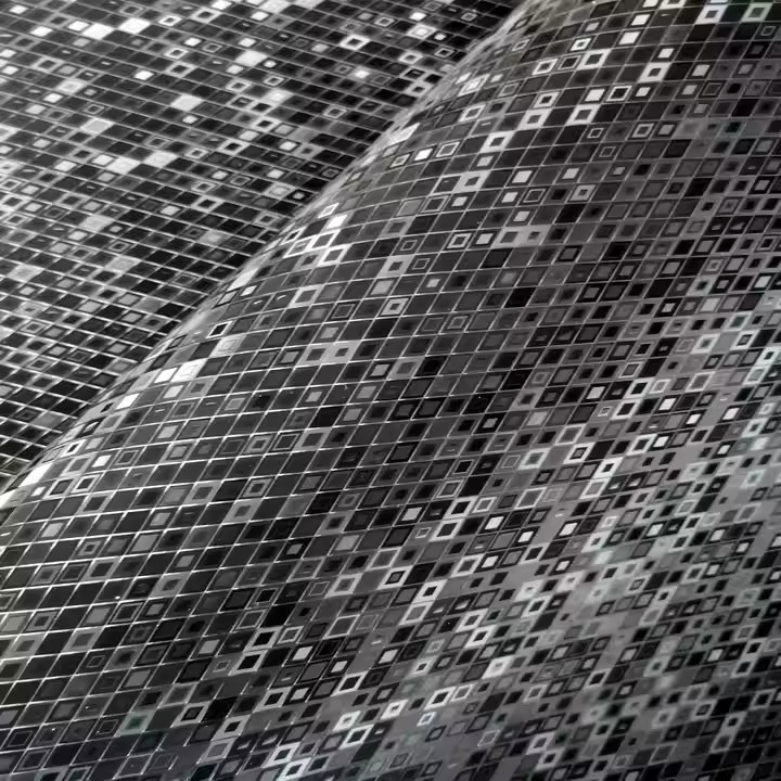 Ultimo design brillante Sensazione morbida al tatto 100% pelle sintetica PU Copia pelle in microfibra