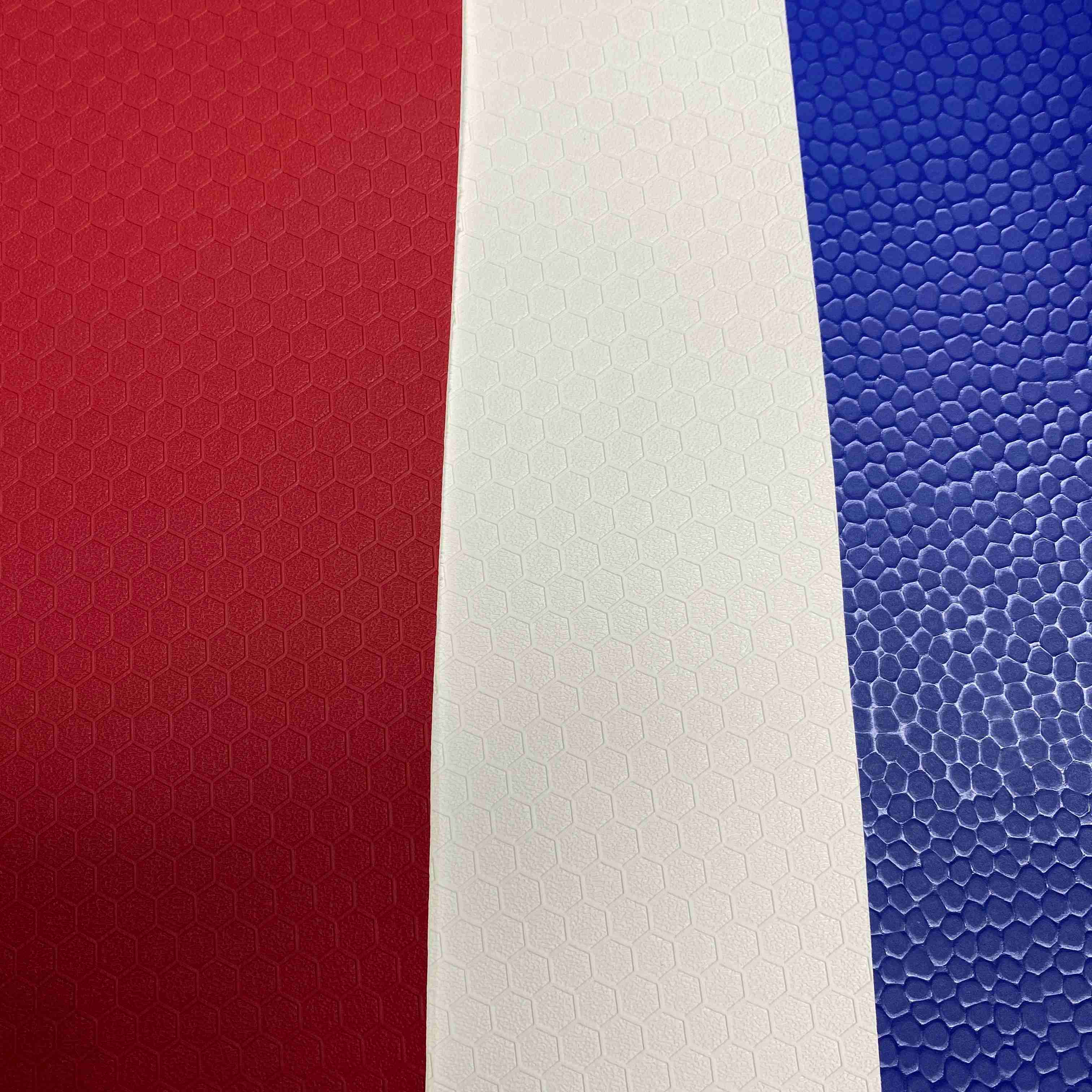 Material de cuero PU en relieve para pelotas deportivas