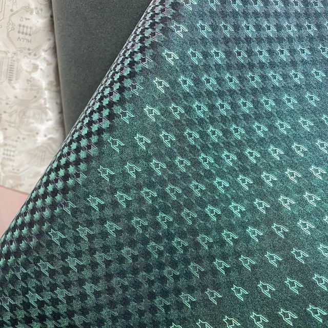 3D激光图案PU皮革