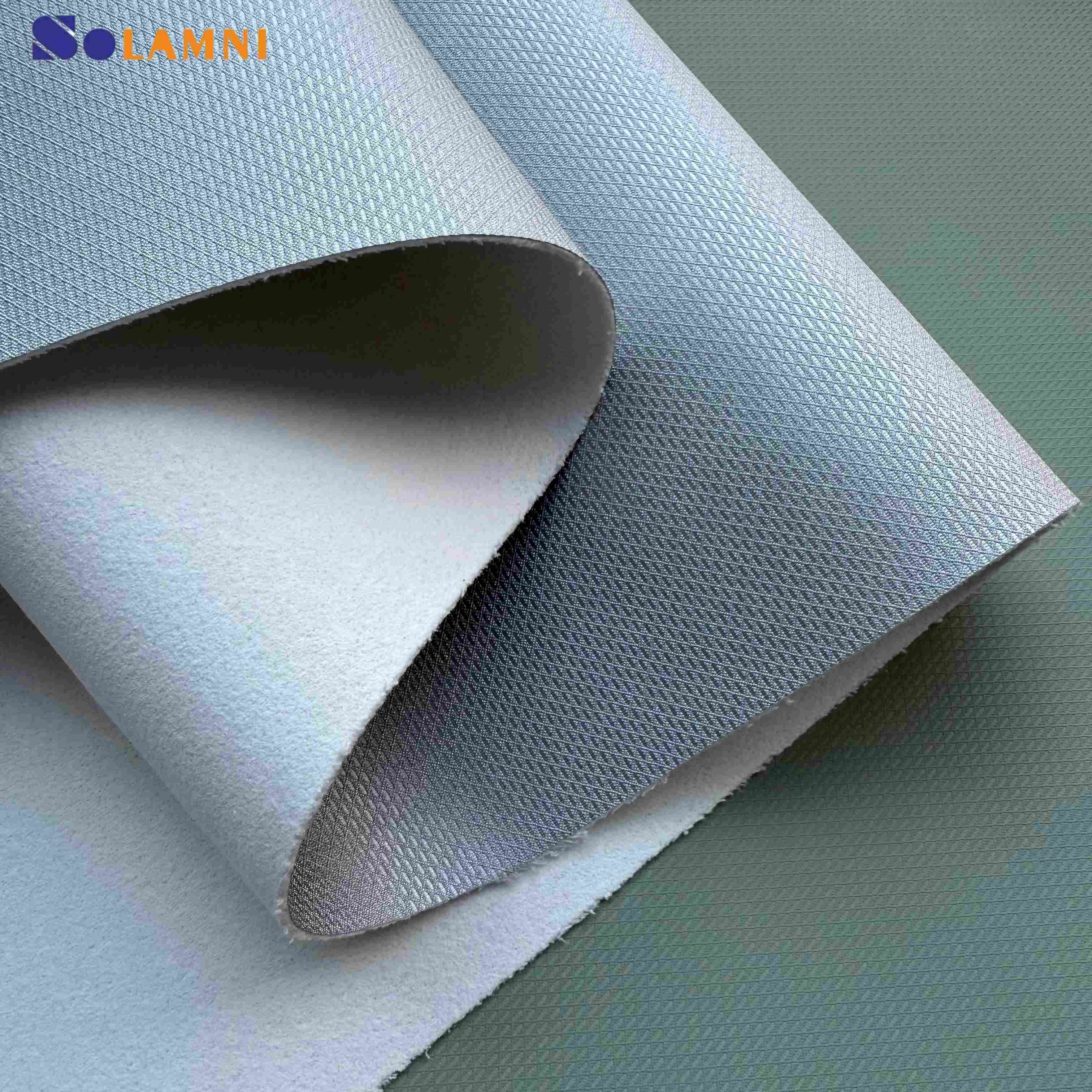 高品质饰面耐用超细纤维 PU 鞋革