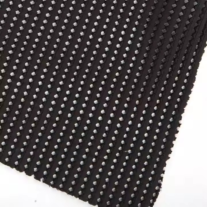 Nueva moda Venta caliente 100% poli&eacute;ster negro tejido de malla de aire 3D para calzado deportivo