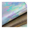 彩虹闪亮蝴蝶结彩色纹理压花1.0毫米PVC合成革产品用于沙发包带面料