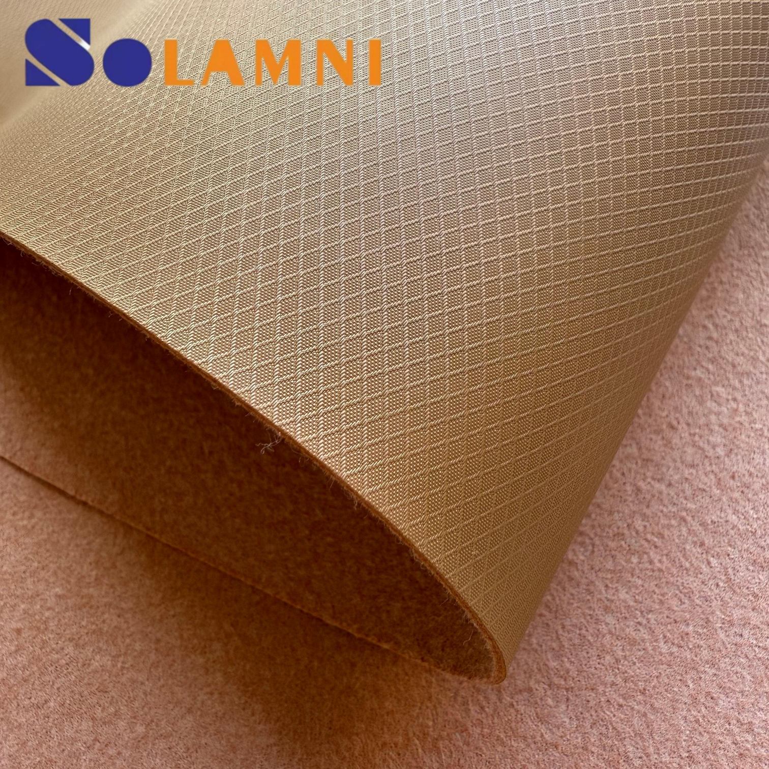 Bahan Kulit Sintetis PU AR206 1.4mm Bertekstur